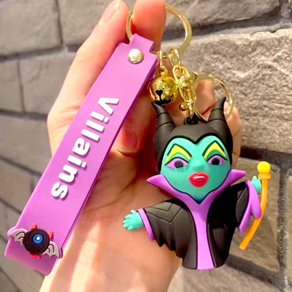 3D Malificent Bag Charm/Keychain (Brand New!) 💜💚
